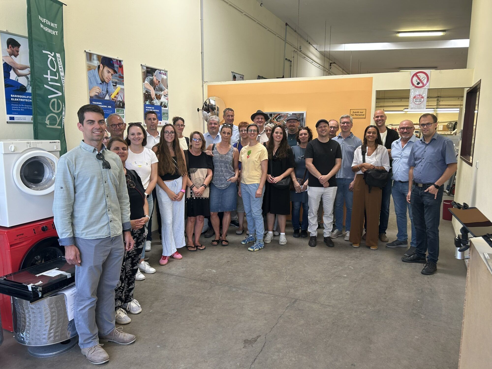 Gruppenfoto von ReVital Interessierten