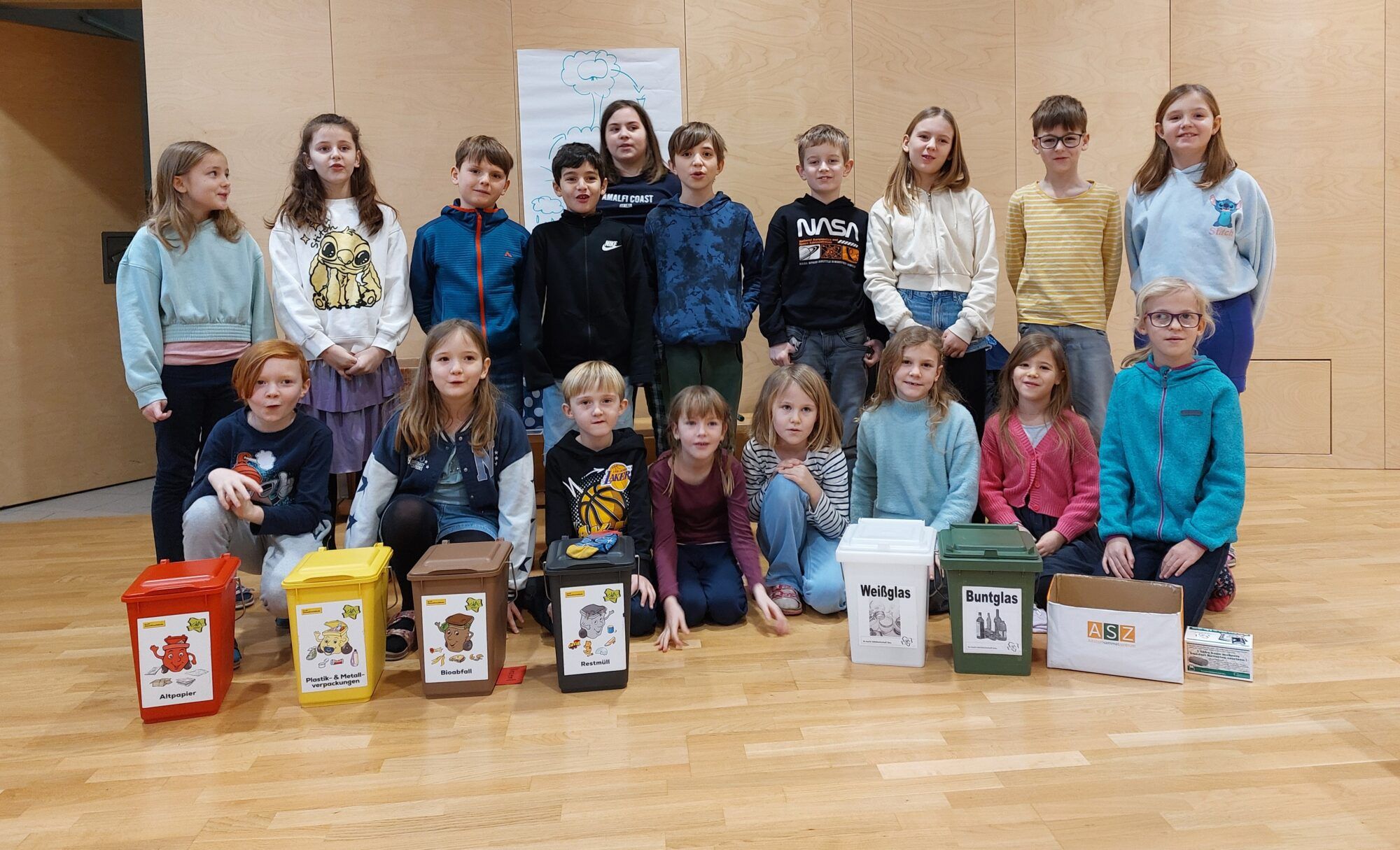 Gruppenfotos der Kinder der MSK VS Möllersdorf