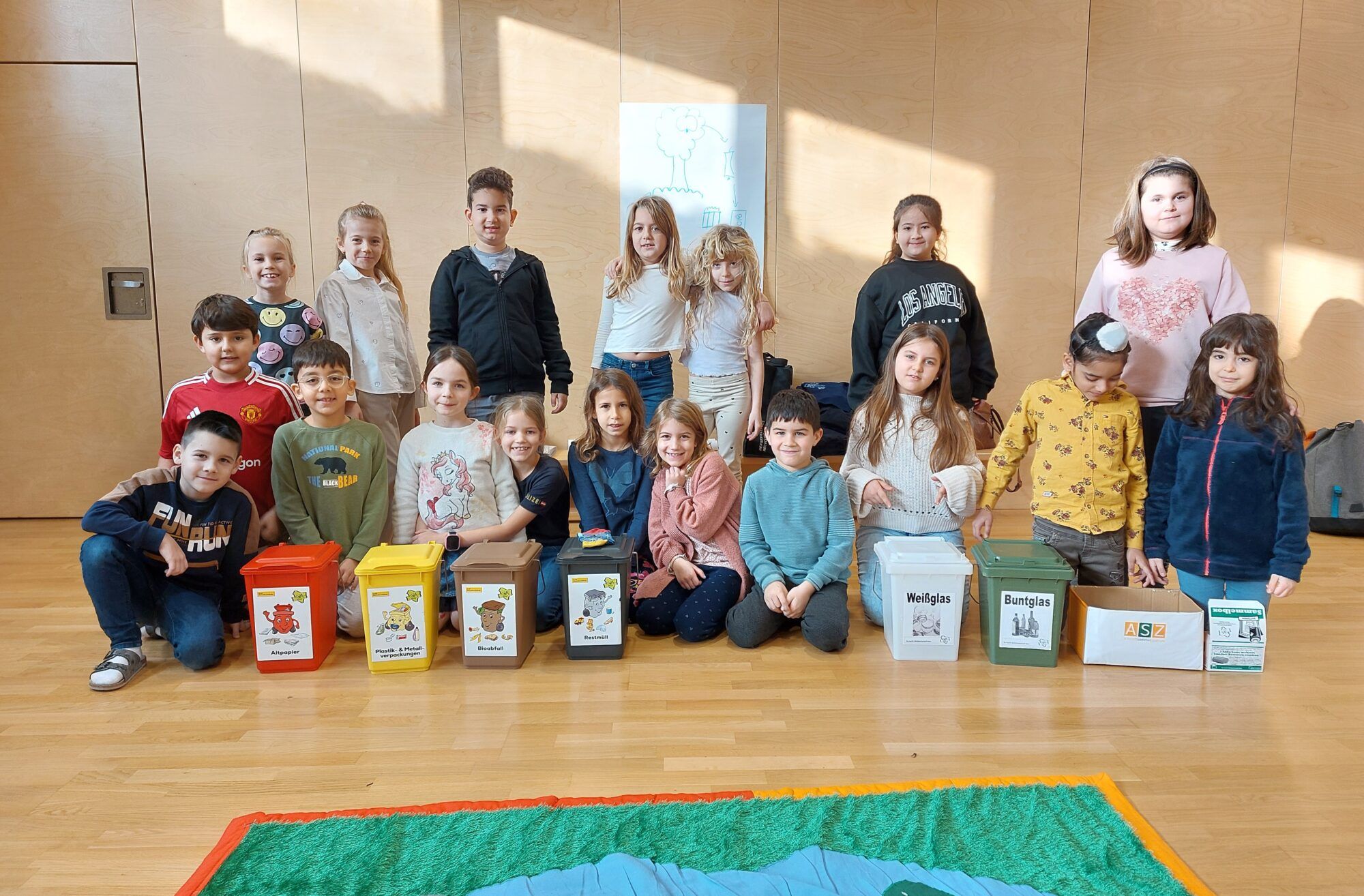 Gruppenfoto der Kinder der 2C VS Möllersdorf