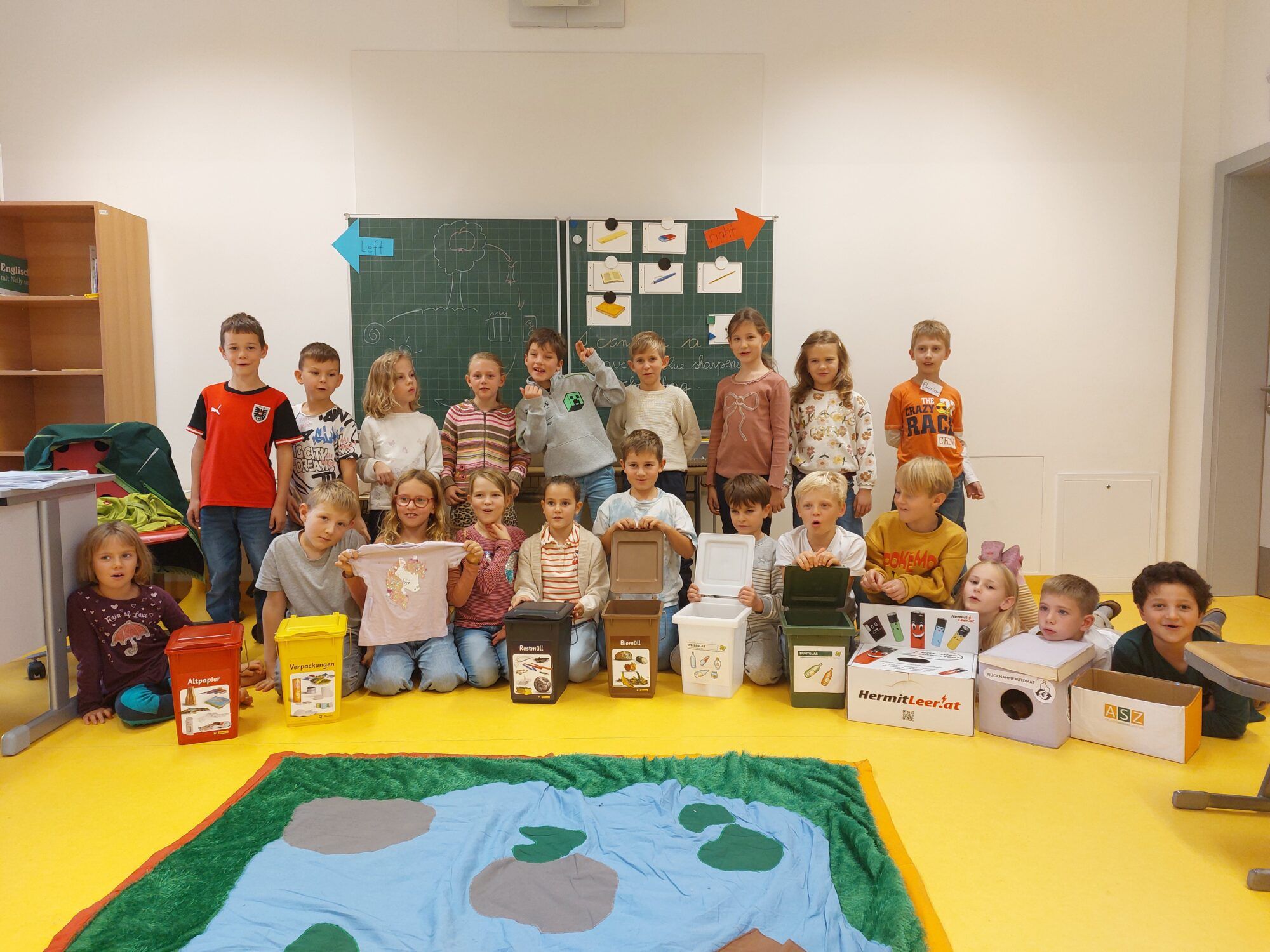 Kinder der Volksschule Gainfarn 2A